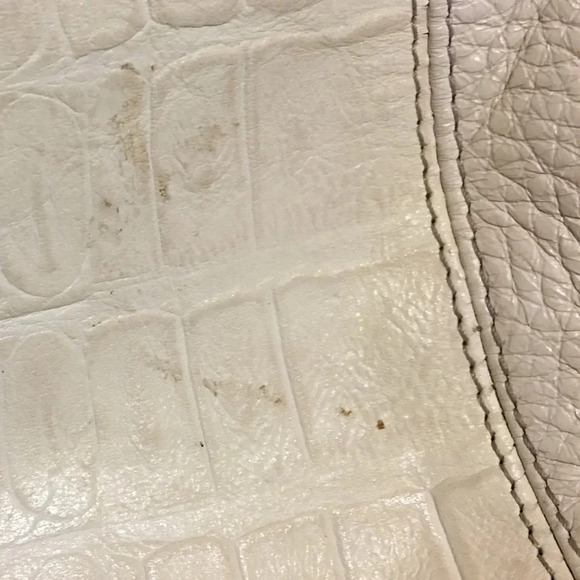 Furla snake skin/ Embossed leather tote handbag - Picture 7 of 8